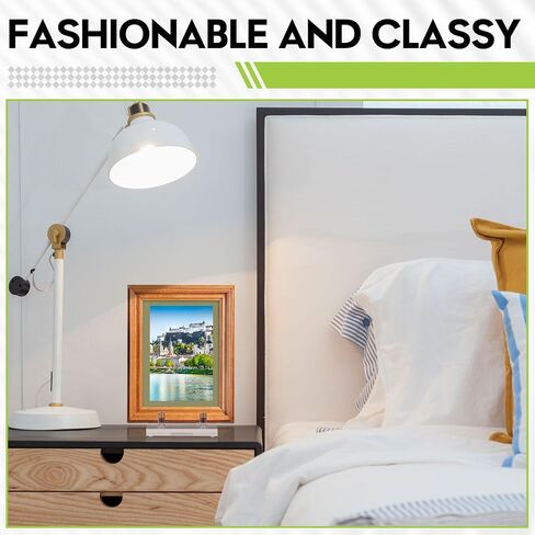 Jetec 4 Pcs Acrylic Book Easel Stand Clear Easels Acrylic Display Stands Book Holder Stand Acrylic Plate Stand for Picture Artworks Tablet Decorative Plate Photo Music Sheets, 4 x 6 x 6 Inch in Saudi Arabia