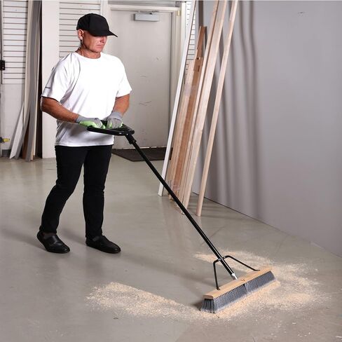 EASY BACK - 24 in. Ergonomic Push Broom, Indoor & Outdoor in Saudi Arabia