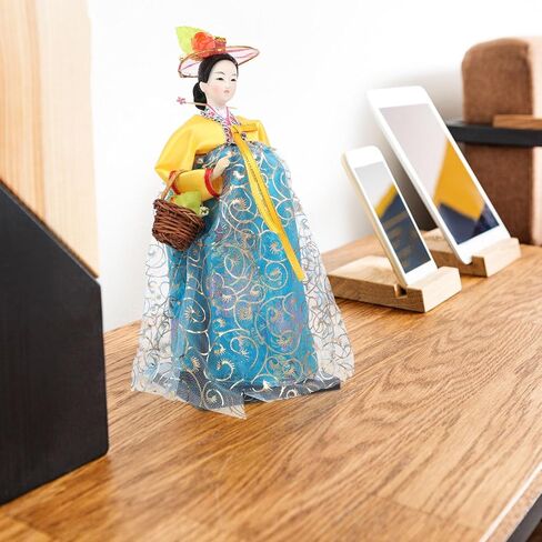 Abaodam Handmade Doll Decoration for Home Decoraciones para Salas De Casa Traditional Hanbok Dolls De Los Muertos 2022 Looks Signature Asian Decorations Doll Decor South Korea Wedding in Saudi Arabia