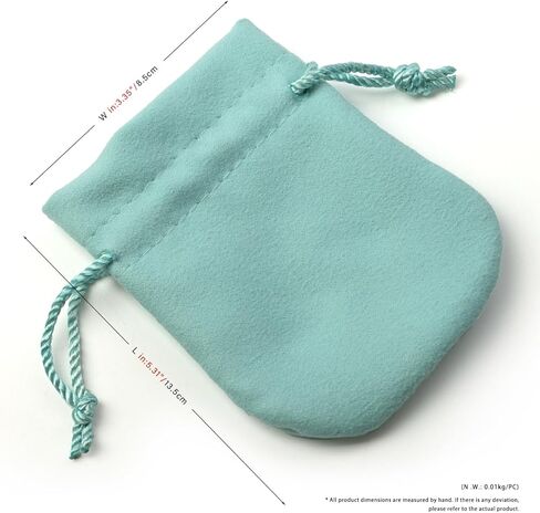 Oirlv 50 قطعة حقائب مجوهرات مخملية لحفلات الزفاف برباط حقائب هدايا مجوهرات للحفلات والمجوهرات والمهرجانات والمكياج in Kuwait