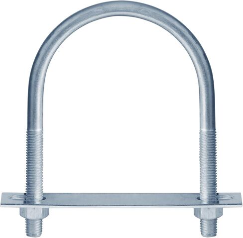 6 قطع مشبك على شكل حرف U، العرض الداخلي: 114.3 ملم يقبل لأنبوب OD 4-1/2 بوصة، جهاز تثبيت مشبك على شكل حرف U مع صامولة ولوحة وغسالة in Kuwait