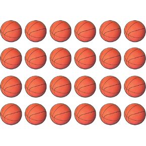 Beistle Paper Basketball Cut Outs 24 Piece – Sports Theme Decorations for Birthday Party Or Baby Shower – Bulletin Board Classroom Décor