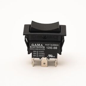 30 Amp DPDT On-Off-On Rocker Switch