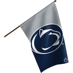 FOCO NCAA Penn State Nittany Lions Unisex Double Sided 40' x 28' Team Logo Vertical Flag, Vertical 40' x 28', One Size