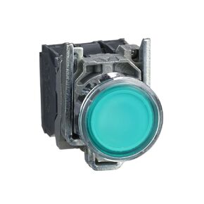 Schneider Electric XB4BW33B5 Illuminated Push Button, 22Mm, Green
