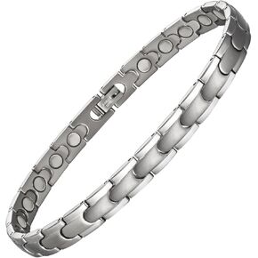 Magnetic Ankle Bracelets for Women, Pure Titanium Magnetic Anklet, Magnetic Jewelry Gift (0029s)