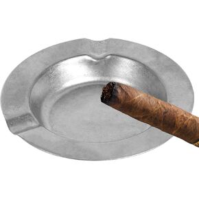 Retro Cigar Ashtray, Vintage Cigar Ashtray, Stainless Steel Cigar Ashtray, Classic Cigar Ashtray Used for Men, Father, Cigar Aficionado.