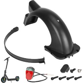 ulip Scooter Accessories Kit Includes Rear Fender +Taillight+Hook+Strip+Screws for Segway Ninebot Max G30D Electric Scooter