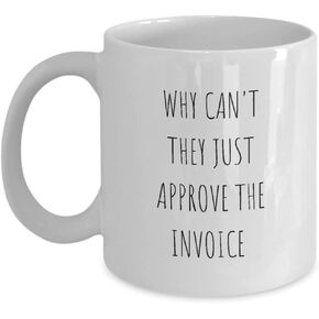 Accounts Payable Mug Accounting Coffee Cup Gift for Coworker Colleague Office invoice Account Tea Cup