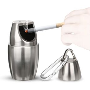 Booms Fishing OA1 Magnetic Portable Ashtray, Aluminum Outdoor Garbage Can for Fishing Lines- Fishing Litter- Cigarette Ends, Small Garbage Collector, Easy to Clean, Style 3