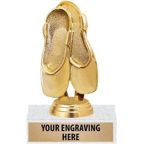 Crown Awards 5.5" Dance Trophies - Dance Theme Trophy with Customized Text Prime