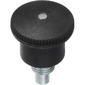 uxcell Pull Pin Spring Knob Replacement Parts, M10 Adjustment Fitness Pull Pin Knob for Home Fitness Exercise Bike, Black 1Pcs
