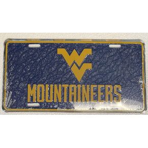 Hangtime West Virginia University - West Virginia Mountaineers 6 x 12 Mosaic license plate