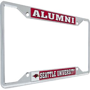 Desert Cactus Seattle University Redhawks Metal License Plate Frame for Front or Back of Car Officially Licensed (Alumni)