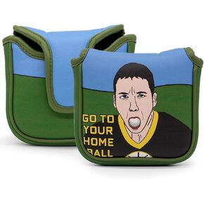 Funny Golf Putter Cover Square Mallet Putter Head Cover Headcover - Synthetic Leather Golf Club Head Cover for Mallet Putters fits for All Brand