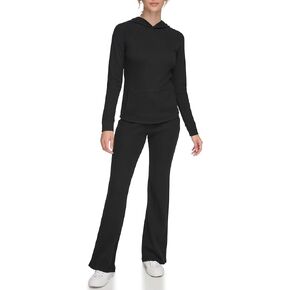 Calvin Klein Women's Pull on Long Sleeve Kanga Pocket Sweatshirt