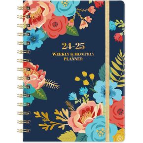 مخطط 2024-2025 - مخطط أكاديمي 2024-2025، يوليو 2024 - يونيو 2025، 8.5 بوصة × 6.4 بوصة، مخطط 2024-2025 مع 12 علامة تبويب شهرية، جيب داخلي in Kuwait