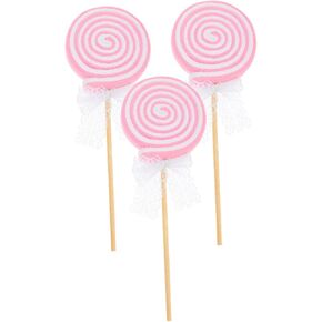 3 قطع من ديديسيون مصاصة عيد الميلاد من القطيفة لتزيين الزفاف الصناعي نموذج طعام عيد الميلاد البلاستيكي بالنعناع القطيفة مشهد الحلوى الزائف دعائم تزيين الحلوى العملاقة in Kuwait