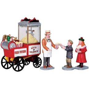 Lemax Christmas Village Popcorn Seller
