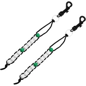 ZYAMY 2pcs Golf Stroke Score Counter with Key Chain Plastic Golf Ball Beads Putt Counter Training Accessories