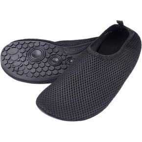 Eco-Fused Women's Water Shoes with Elastic, Quick Dry, Breathable Fabric and Non-Slip Rubber Sole