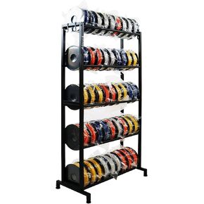 3D Printer Filament Storage Rack, 5 Tier Shelves Organizer for Filament Spools, 3D Printer Filament Rolls Holder Rack