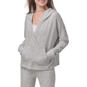 Andrew Marc Women's Performance High Hip Length Long Sleeve Hoodie