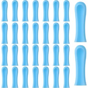 cobee 60 Pcs Ear Wax Removal Replacement Tips for Ear Camera, Ear Spoon Tips Silicone Ear Spoon Replacement Tips Ear Cleaner Replacement for Adults Ear Wax Removal Endoscope(60)