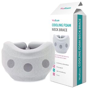 Soft Foam Neck Brace for Neck Pain and Support for Men&Women/2022 Updated Version Skin-Friendly and Breathable Cervical Collar (Large)