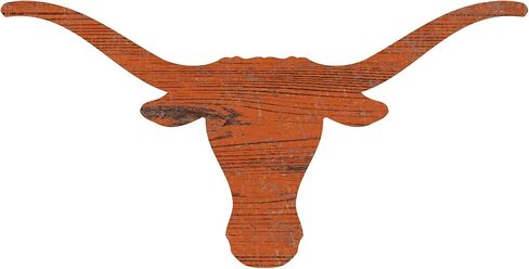 Fan Creations NCAA Texas Longhorns Unisex University of Texas Team Logo 8in Cutout, Team Color, 8 inch in Saudi Arabia