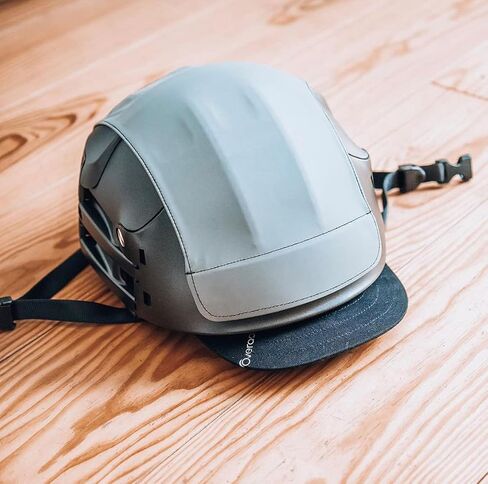 Overade Removable Cloth Visor for Plixi Foldable Helmet - Black - Unisize in Kuwait