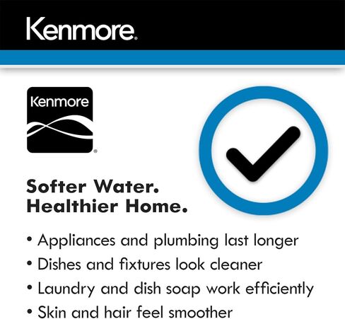 منقي مياه كينمور 350 بصمام تدفق عالي | تقليل صلابة المعادن وحديد الماء الصافي في منزلك | البيت كله | سهل التركيب | رمادي in Kuwait