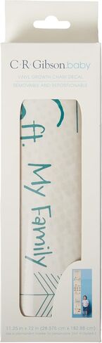 C.R. Gibson Forest Friends Vinyl Baby Growth Chart for Walls, 8" x 72", Multicolor in Saudi Arabia