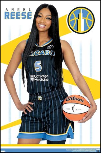 Trends International WNBA Chicago Sky - Angel Reese 24 Wall Poster, 22.37" x 34.00", Premium Unframed Version in Saudi Arabia