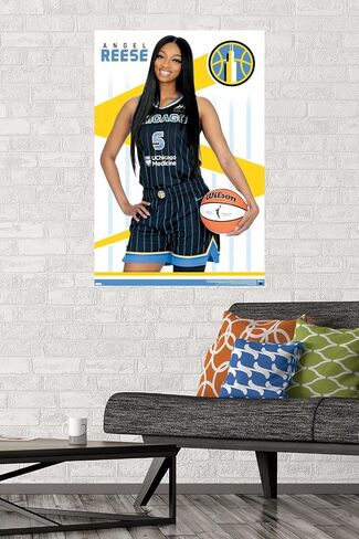 Trends International WNBA Chicago Sky - Angel Reese 24 Wall Poster, 22.37" x 34.00", Premium Unframed Version in Saudi Arabia