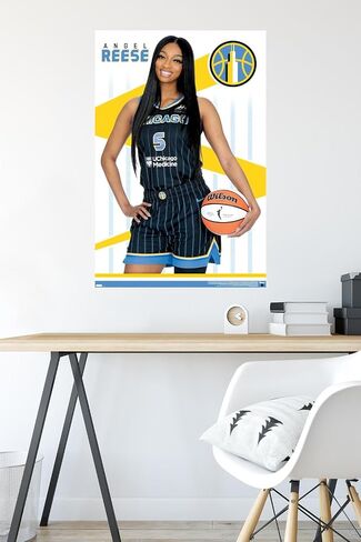 Trends International WNBA Chicago Sky - Angel Reese 24 Wall Poster, 22.37" x 34.00", Premium Unframed Version in Saudi Arabia