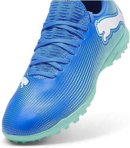 حذاء رياضي PUMA Future Play Turf Training (Little Big Kid)، Hyperlink Blue/Mint White، 2.5 US للجنسين in Saudi Arabia