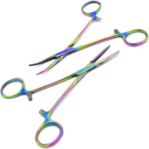 OdontoMed2011® 10 ملقط كيلي قفل هيموستات متنوع 5.5 بوصة ODM (فضي) in Saudi Arabia