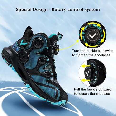 VITUOFLY Kids Basketball Shoes Boys Air Cushion Sneakers Girls Mid Top School Training Shoes Non-Slip Outdoor Sports Shoes Comfortable Boys Running Shoes Durable Little Kid/Big Kid in Kuwait
