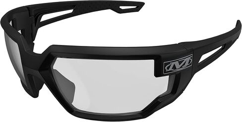 Mechanix Wear: نظارات أمان Vision Type-X مع تقنية متقدمة مضادة للضباب، ومقاومة للخدش، وإطار أسود، ونظارات واقية، وخفيفة الوزن، ومعابد جيدة التهوية، للاستخدام الداخلي والخارجي (عدسة شفافة) in Saudi Arabia