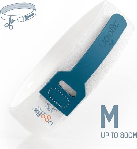 Ugo Fix Catheter Strap (x5) – Medical Catheter Securement Thigh Support Strap/Holder with Anti Slip Silicone Grip and Laundry Bag - Washable and Reusable (Pack of 5) (Long) in Kuwait