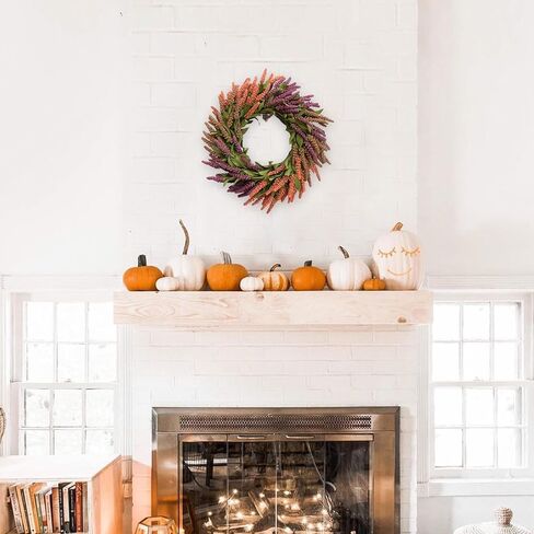 bibelot 20 "إكليل الخريف، أكاليل الخريف القمح للباب الأمامي، إكليل حصاد الحبوب الخريف لعيد الشكر، مزرعة أو غرفة في الداخل، في الهواء الطلق in Kuwait