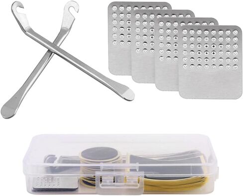 18Pcs Bicycle Tire Patches Puncture Repair Kit in Kuwait