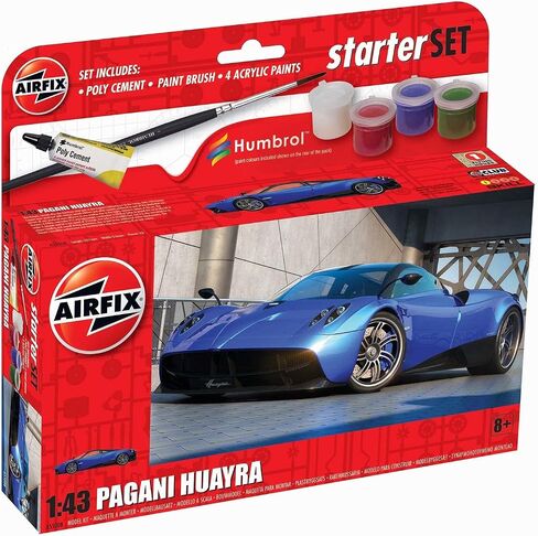 Airfix Starter Gift Set Jaguar E-Type 1:43 Classic Car Plastic Model Kit A55009 in Saudi Arabia
