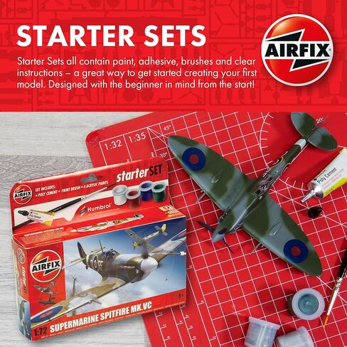 Airfix Starter Gift Set Jaguar E-Type 1:43 Classic Car Plastic Model Kit A55009 in Saudi Arabia