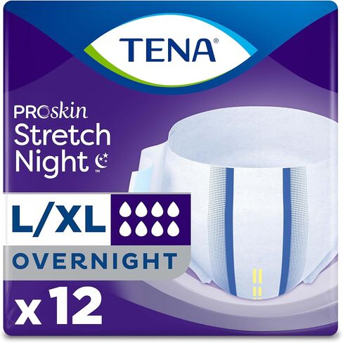 TENA ProSkin Overnight Stretch Brief L/XL 12ct in Kuwait