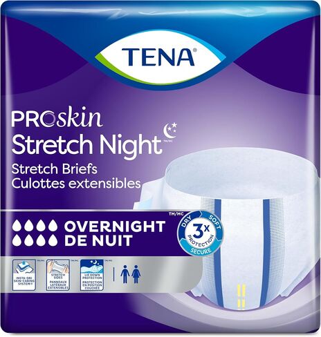 TENA ProSkin Overnight Stretch Brief L/XL 12ct in Kuwait