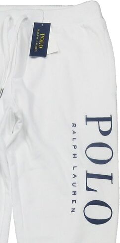 POLO RALPH LAUREN Men's Alpha Fleece Sweatpants (Polo White,XXL), XX-Large in Saudi Arabia