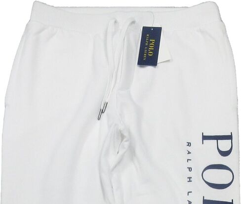 POLO RALPH LAUREN Men's Alpha Fleece Sweatpants (Polo White,XXL), XX-Large in Saudi Arabia