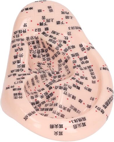 Ear Acupuncture Point Sticks Set, Silicone Ear Acupoint Model 17cm Ear Point Telescopic Probe Tweezers 600PCS Auricular Patches Ear Seed Acupressure Kit Ear Press Seeds Pressure Ears Stickers in Saudi Arabia